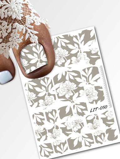 Anna Tkacheva, мини наклейки пленки для педикюра LIT-050 Anna Tkacheva, мини наклейки пленки для педикюра LIT-050