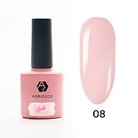 Adricoco, Adry Nude Base - жесткая база для гель-лака с шиммером №08, 8 мл