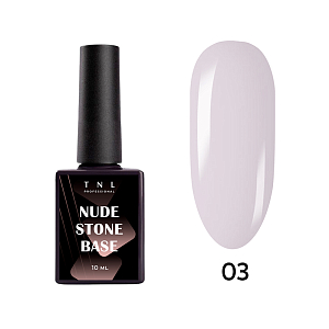 TNL, Nude Stone Base - жесткая база для гель-лака №03, 10 мл
