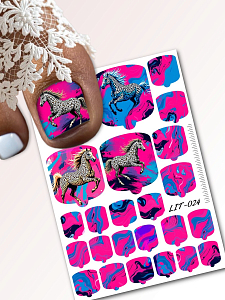 Anna Tkacheva, мини наклейки пленки для педикюра LIT-024