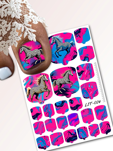 Anna Tkacheva, мини наклейки пленки для педикюра LIT-024 Anna Tkacheva, мини наклейки пленки для педикюра LIT-024