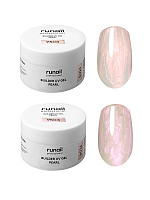 RuNail, набор №66 моделирующий УФ-гель c жемчужным эффектом PEARL (2 оттенка по 15 гр)