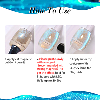 Born Pretty, Auroras Cat Magnetic Gel - светоотражающий гель-лак "кошачий глаз" AC-02 , 10 мл