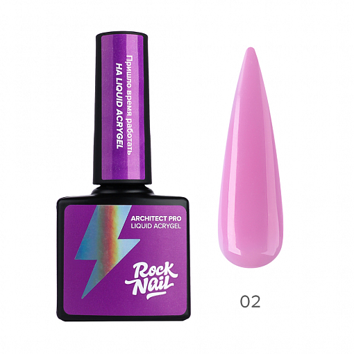 RockNail, жидкий акригель №2 (Rosewater Spray), 10 мл