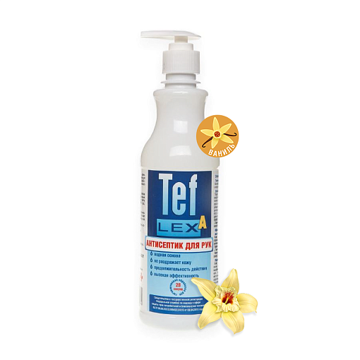 МультиДез, Тефлекс А - кожный антисептик с ароматом ванили (дозатор), 500 мл