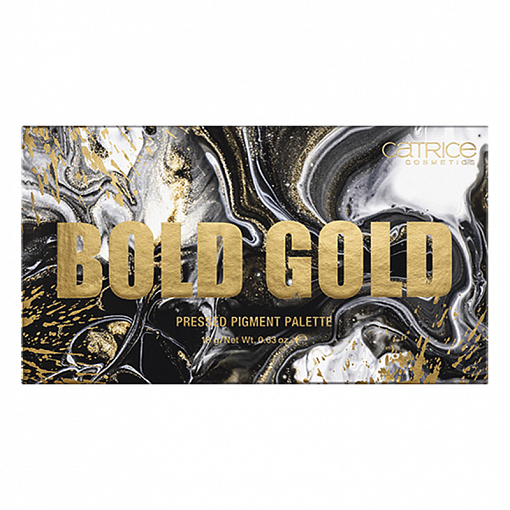 Catrice, Bold Gold Pressed Pigment Palette - палетка пигменты для век