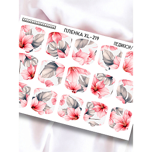 Anna Tkacheva, наклейки пленки для педикюра XL-219