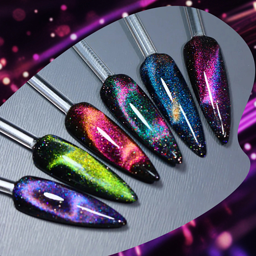 Born Pretty, 9D Polaris Cat Eye Gel - магнитный гель-лак "кошачий глаз" MY33, 10 мл