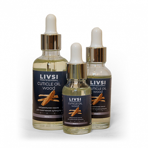 ФармКосметик / Livsi, Cuticle oil - масло для кутикулы "Wood" (с пипеткой), 15 мл