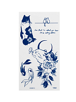 Irisk, набор №62 тату реалистичная долговременная для тела INK TATOO, 2 шт