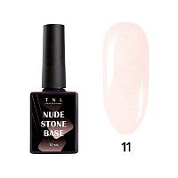 TNL, Nude Stone Base - жесткая база для гель-лака с шиммером №11, 10 мл