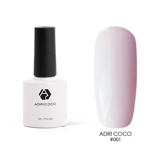 Adricoco, гель-лак (№001), 8 мл Adricoco, гель-лак (№001), 8 мл
