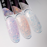 Serebro, моделирующий гель "Opal" №1, 15 мл