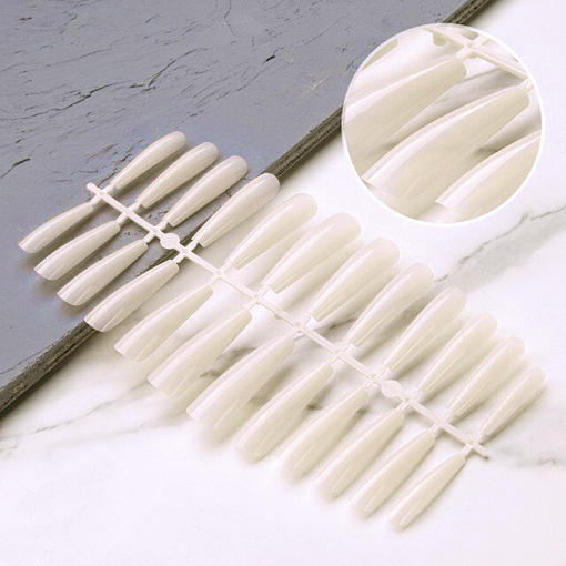 Микс набор №32 клиппер (типсорез), типсы гелевые упаковка (№20, молочные), 96 шт