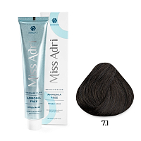Adricoco, Miss Adri Brazilian Elixir Ammonia free - крем-краска для волос (оттенок 7.1), 100 мл