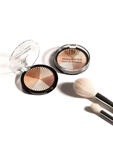 TNL, набор №41 хайлайтер для лица Perfect Shine 6.5 гр и тени для век Nude Couture
