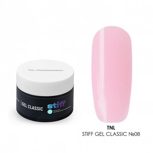 TNL, Stiff Gel Classic - жесткий камуфлирующий гель №08, 30 мл