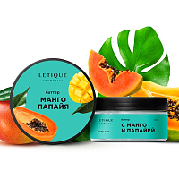 Letique, Баттер манго-папайя, 200 мл