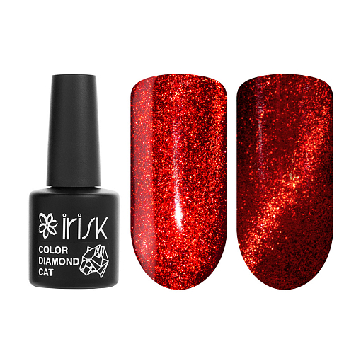 Irisk, гель-лак "кошачий глаз" Color Diamond Cat (№34 Ruby Reds), 10 мл