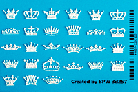 BPW.Style, слайдер-дизайн (3D Белые короны)