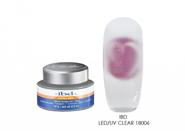 IBD, Led/UV Clear – конструирующий прозрачный гель, 14 г