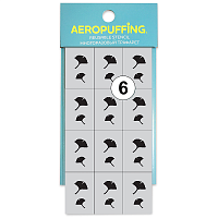 Aeropuffing Stencil №6 - многоразовый трафарет №6 (гвоздика)