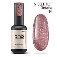 PNB, светоотражающий гель-лак "SHOCK EFFECT" №14 (Christina), 8 мл