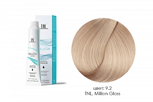 TNL, Million Gloss - крем-краска для волос (9.2 Очень светлый блонд фиолетовый), 100 мл