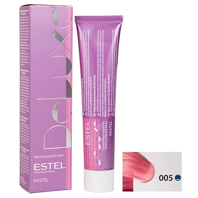 

Estel, De Luxe Pastel - краска-уход (005 роза), 60 мл