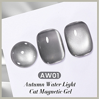 Born Pretty, Autumn Water Light Cat Magnetic Gel - магнитный гель-лак "кошачий глаз" AW01, 10 мл