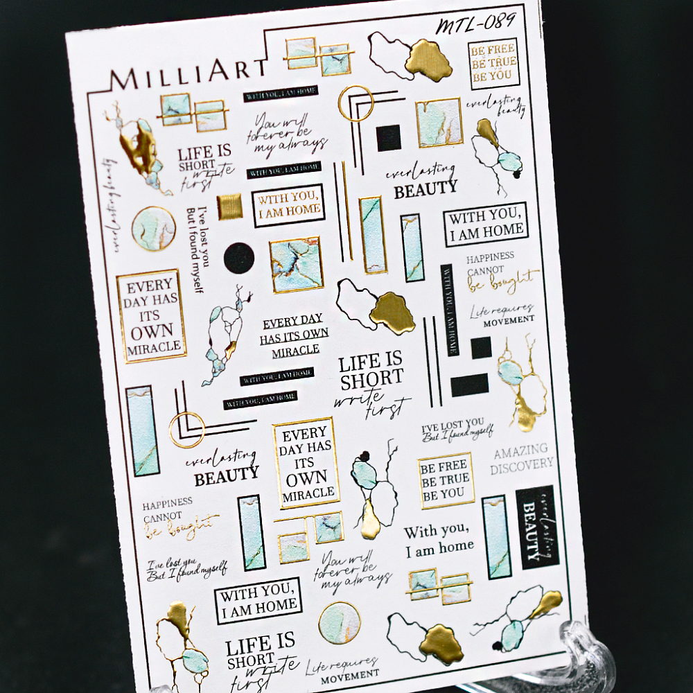 Anna Tkacheva, слайдер-дизайн MilliArt металлик MTL-089 Anna Tkacheva, слайдер-дизайн MilliArt металлик MTL-089