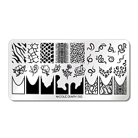 Пластина для стемпинга 12*6 см (ND-302)