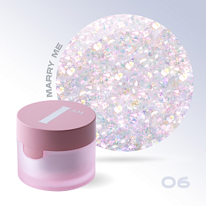 I am, гель-лак с эффектом Marry me №06, 5 мл