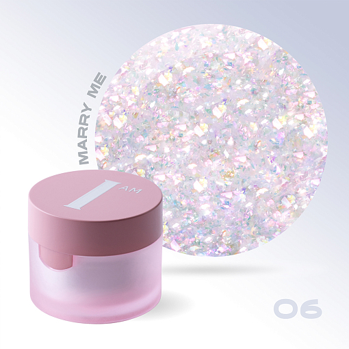 I am, гель-лак с эффектом Marry me №06, 5 мл