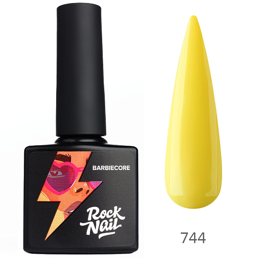 RockNail, гель-лак Barbiecore №744, 10 мл