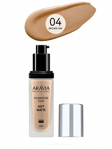 Aravia, SOFT MATTE - тональный крем для лица матирующий №04, 30 мл