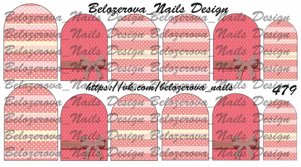 Слайдер-дизайн Belozerova Nails Design на прозрачной пленке (479)