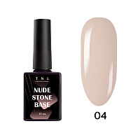 TNL, Nude Stone Base - жесткая база для гель-лака №04, 10 мл