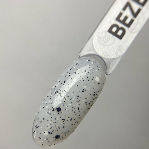 Patrisa nail, BEZE base - молочная база с черно-белой крошкой (№1), 12 мл