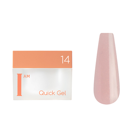 I am, Quick Gel - скоростной жидкий гель №14, 12 мл