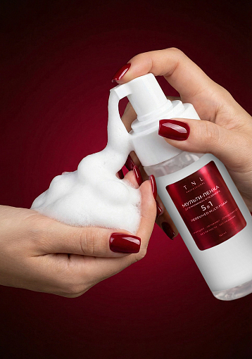 TNL, Garden Bloom Multi Foam 5 в 1 - парфюмированная мульти-пенка для маникюра и педикюра, 150 мл