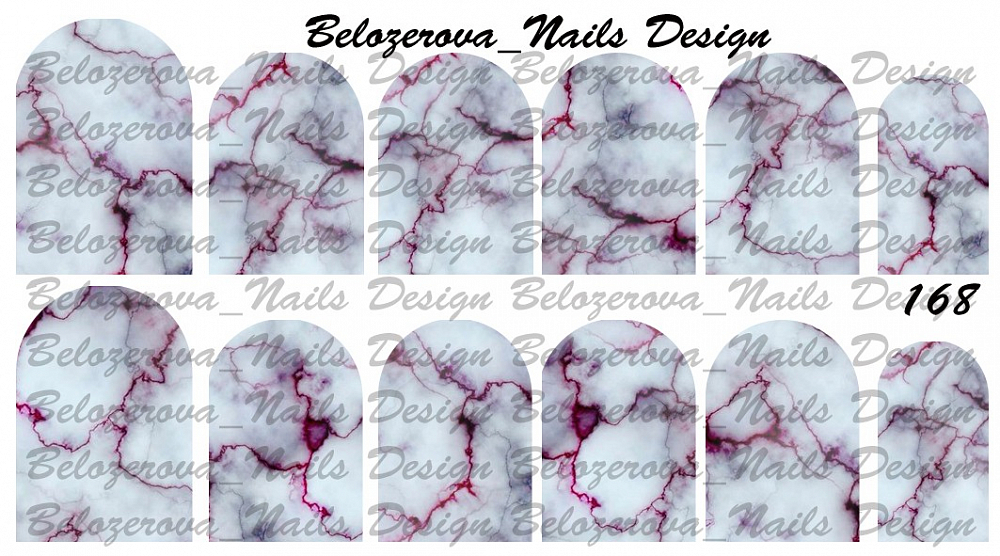 Слайдер-дизайн Belozerova Nails Design на прозрачной пленке (168)