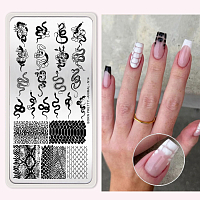 Born Pretty, пластина для стемпинга 12*6 см (ANIMAL-N14)