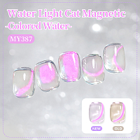 Born Pretty, White Light Cat Magnetic Gel - магнитный гель-лак "кошачий глаз" MY387, 10 мл