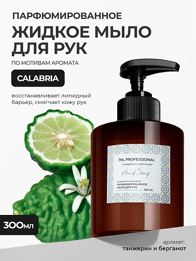 TNL, Hand Soap - парфюмированное жидкое мыло для рук (Танжерин и бергамот), 300 мл