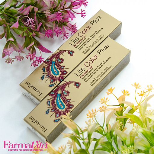 FarmaVita, Life Color Plus - крем-краска для волос (7.33 темный мед)