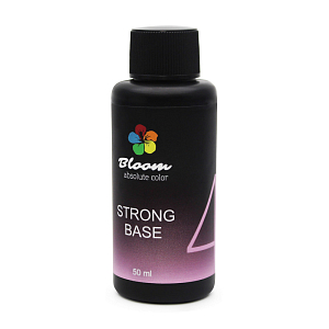 Bloom, Absolute color - жесткая база для гель-лака Strong №04 (молочно-розовый), 50 мл