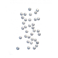 Artex, декор металлический полусферы круглые шлифованные (серебро 2 мм)