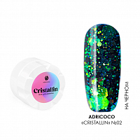 Adricoco, гель для дизайна ногтей "Cristallin" (№02), 5 мл
