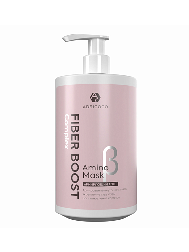 Adricoco, FIBER BOOST - маска для реставрации волос армирующий агент, бета, 400 мл Adricoco, FIBER BOOST - маска для реставрации волос армирующий агент, бета, 400 мл